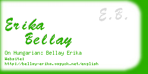 erika bellay business card